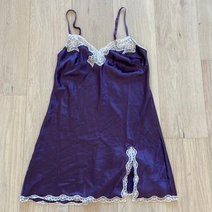 Victoria’s Secret babydoll deep purple S